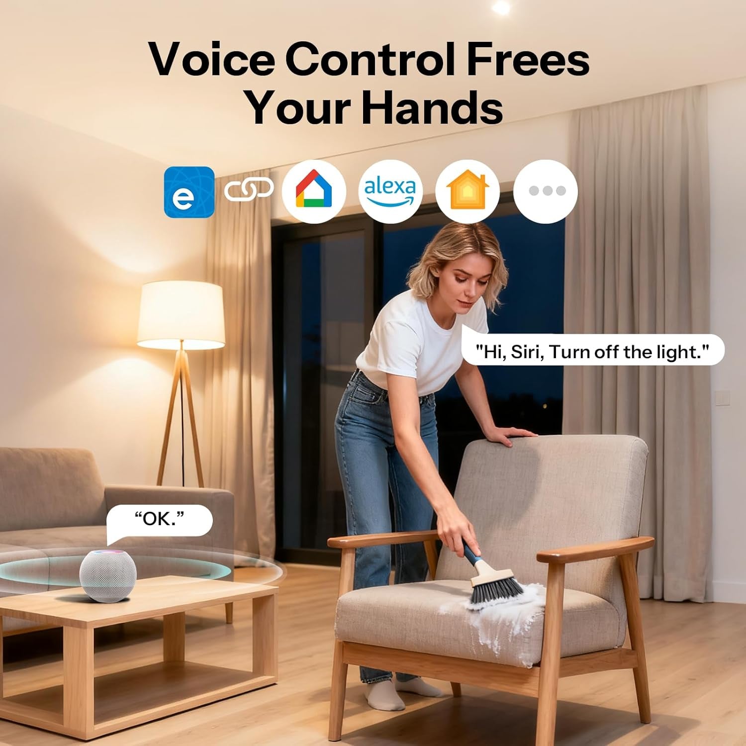 Matter Smart Plug S41S - 4-Pack, 15A 1800W Wi-Fi Smart Outlet, ETL Certified, Remote and Voice Control with Timer, Compatible with Alexa, Google Home, Apple HomeKit, and SmartThings