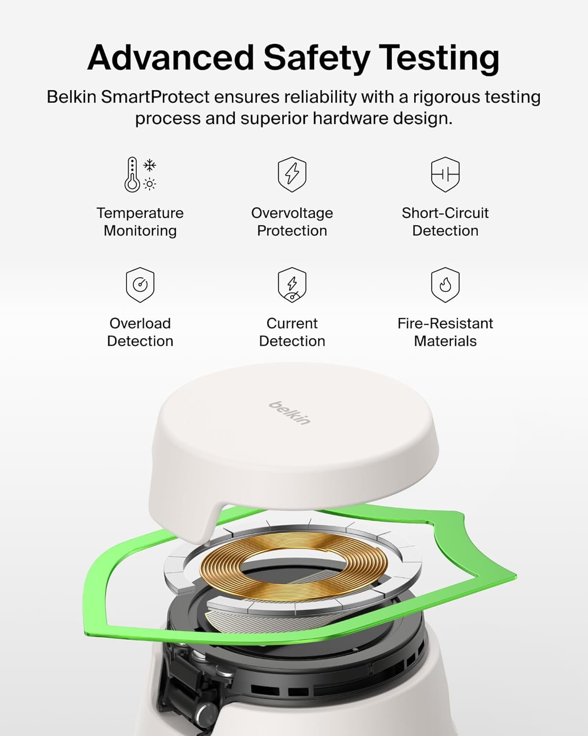 3-In-1 Wireless Charging Station for Samsung Galaxy S26, Android - Qi2.2 25W Magnetic Charger for Pixel 10, Iphone 17, USB C Port for Galaxy, Pixel, & Apple Watch (Watch Charger Not Included)