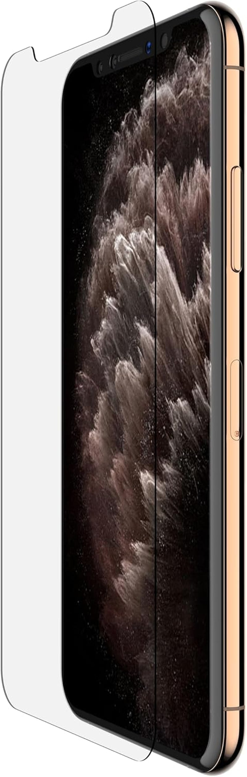 Screen Protector for Apple Iphone 11 Pro Max or Iphone XS Max with Antimicrobial-Treated and Included Easy Align Tray for Simple, Bubble Free Installation, Screenforce Temperedglass