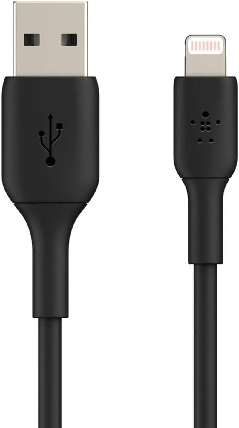 Boostcharge Lightning Cable - 3.3Ft/1M - Mfi Certified Apple Iphone Charger USB to Lightning Cable - Iphone Cable - Iphone Charger Cord - Apple Charger - USB Phone Charger - Black