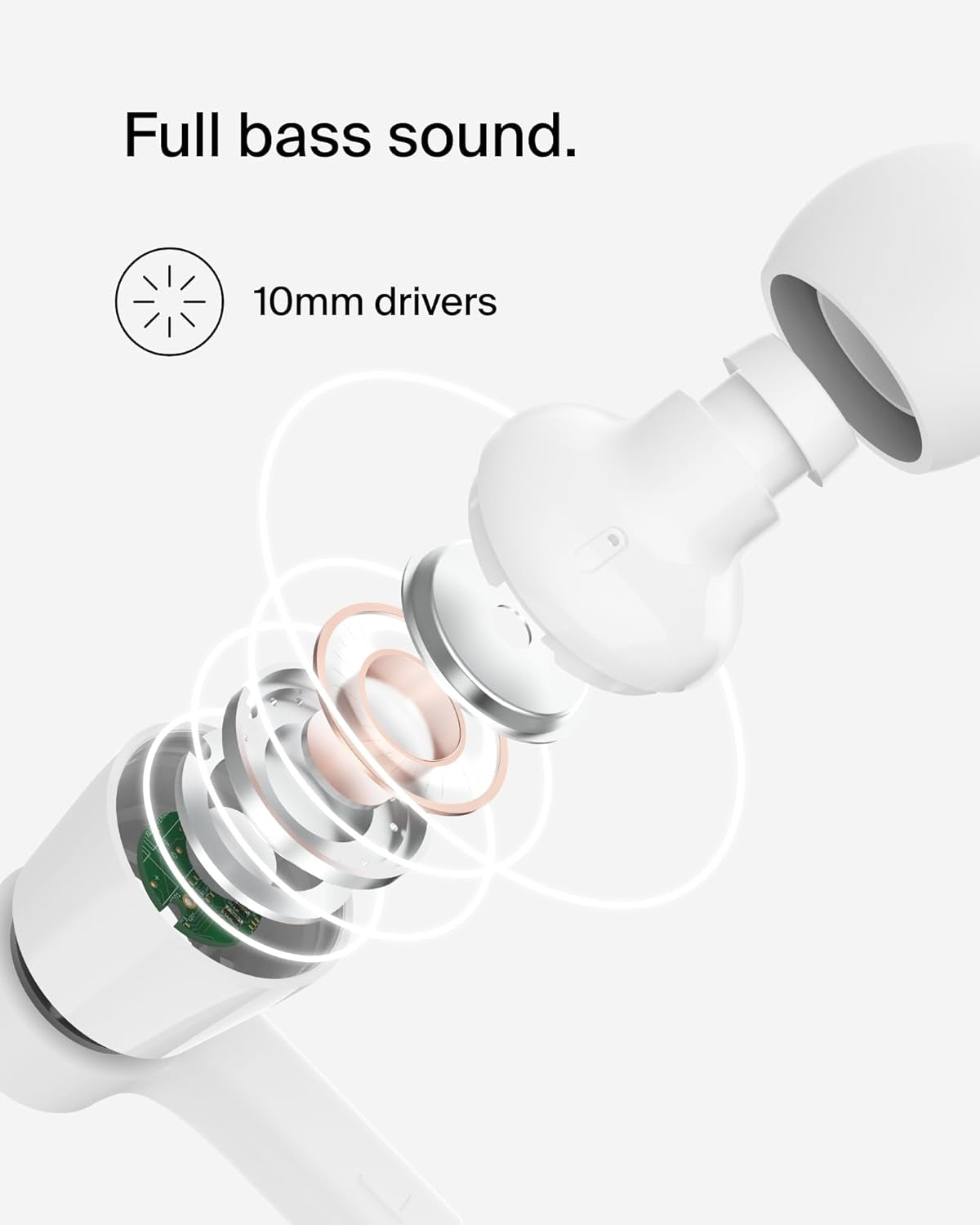 Soundform Wired Earbuds with USB-C Connector, In-Ear Earphones W/Microphone - USB-C Headphones for Iphone 17, Iphone 16, Ipad Mini, Galaxy S26, Google Pixel 10, Android, & More - White