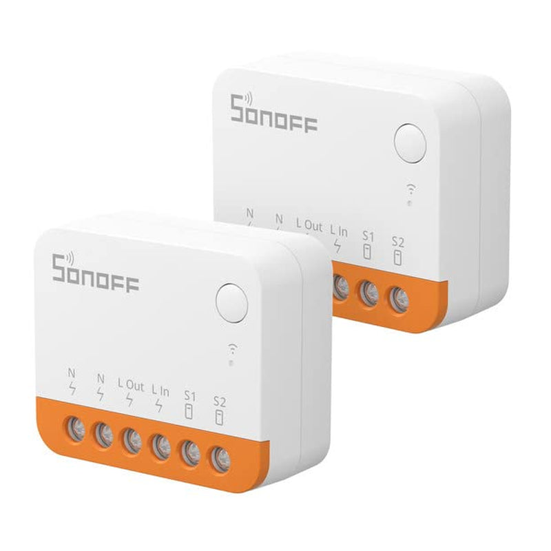 MINIR4 10A Smart Wi-Fi Wireless Light Switch - Universal DIY Module for Smart Home Automation, Compatible with Alexa and Google Home
