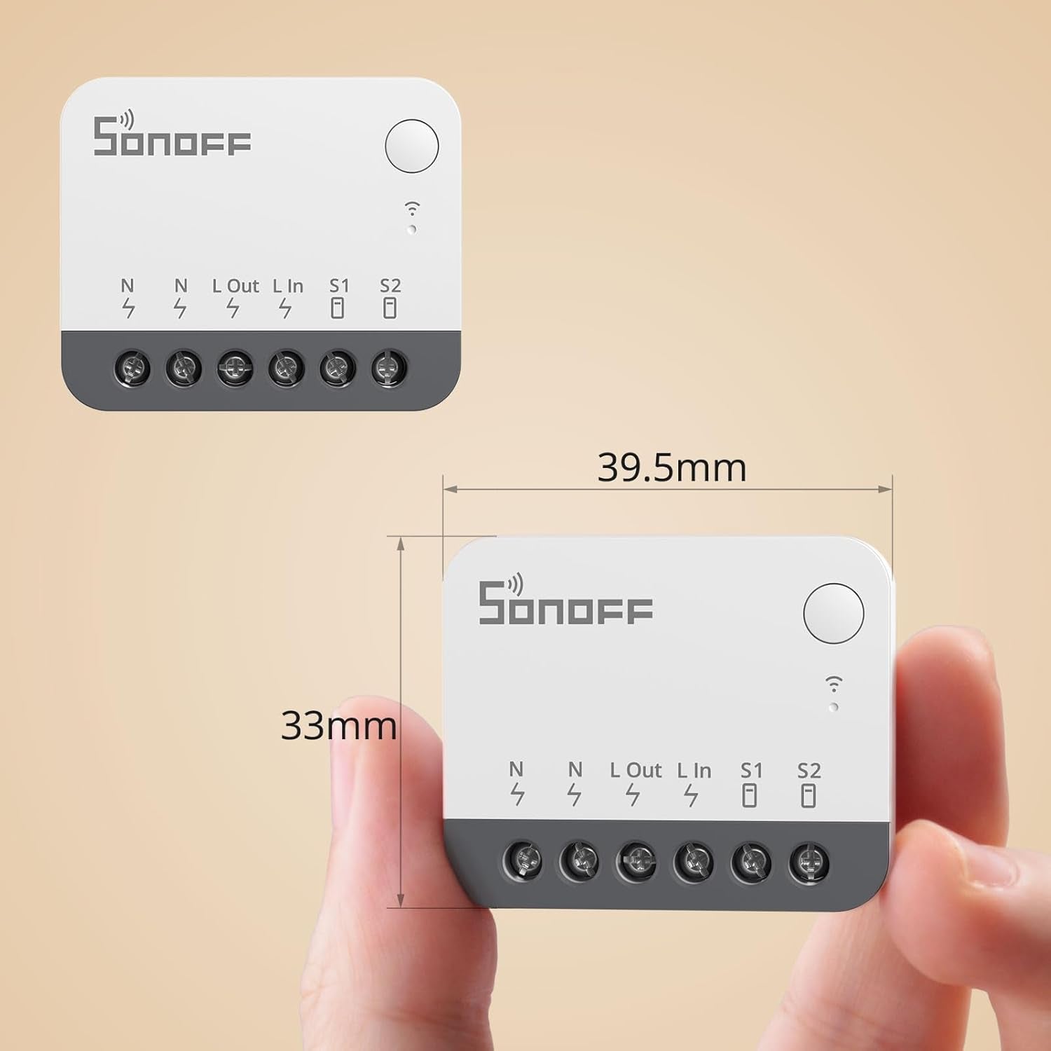 Zigbee Mini Smart Switch (2-Pack) - Compatible with Alexa, SmartThings Hub, Google Home, and ZBBridge - Requires Zigbee 3.0 Gateway Hub