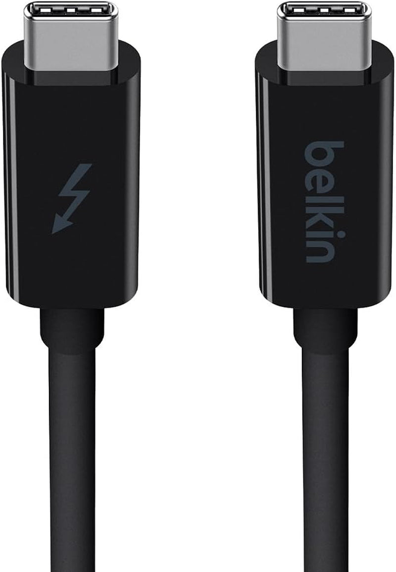 Belkin Thunderbolt 3 Dock W/ 2.6Ft Thunderbolt 3 Cable (Thunderbolt Dock for Macbook Pro Models from 2016 or Later, Includes the 2018 Version), Dual 4K @60Hz, 40Gbps Data Transfer Speeds)