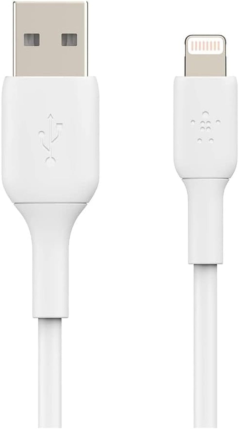 Belkin PVC A-LTG 1M, Wht 2Pk