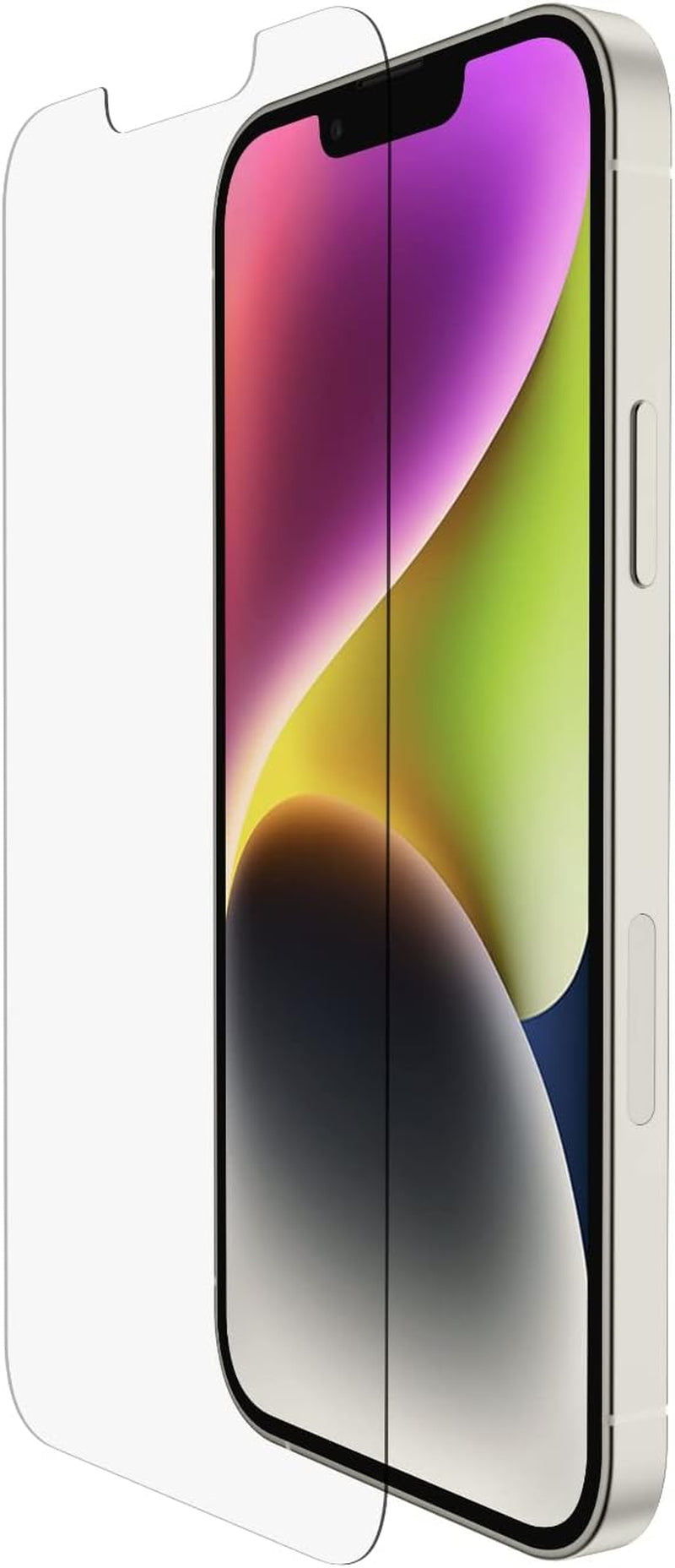 Ultraglass Iphone 14, Iphone 13 Pro Screen Protector - Easy Application with Installation Guide Tray - Crystal Clear Tempered Glass Screen Protector with Antimicrobial-Treated Display